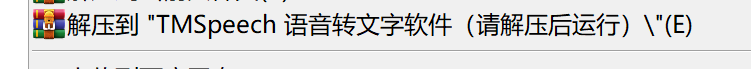 TMSpeech解压运行