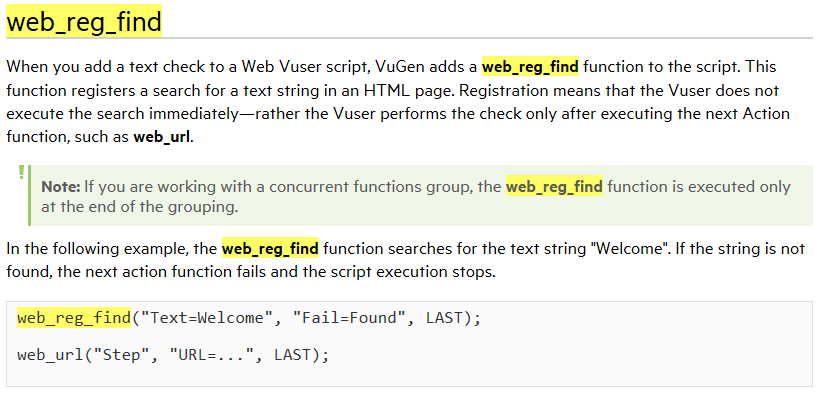 web_reg_find 函数说明